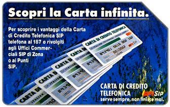 Phonecards - History of Italian cards 5: the Carta Infinita