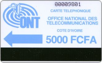 Phonecards - Ivory Coast 1988