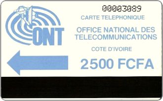 Phonecards - Costa d'Avorio 1988