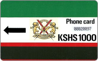 Phonecards - Kenya 1988