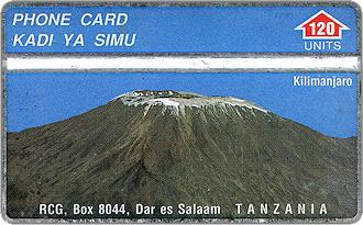 Phonecards - Tanzania 1992