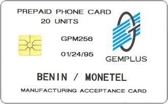 Phonecards - Gemplus test cards: Africa