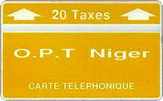 Phonecards - Niger 1988