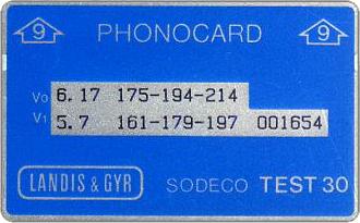 Phonecards - Landis  Gyr le schede ottiche