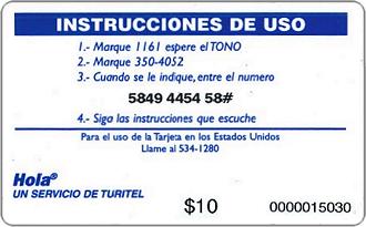 Phonecards - Repubblica Dominicana1994