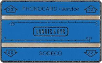 Landis & Gyr Sodeco Service Card