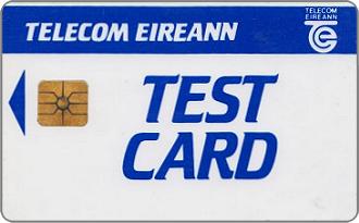 1990 TELECOM Eireann callcard Cottage Chip d'argento utilizzata 