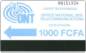 Phonecards - Ivory Coast 1988