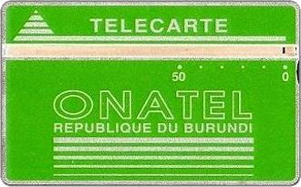 Phonecards - Burundi 1988