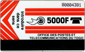 Phonecards - Togo 1990