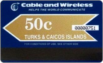 Phonecards - Turks e Caicos 1987