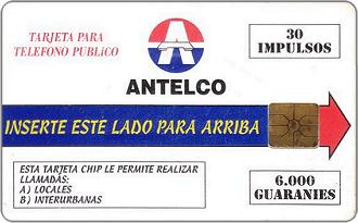 Phonecards - Paraguay 1997