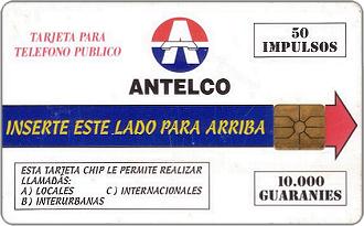Phonecards - Paraguay 1997
